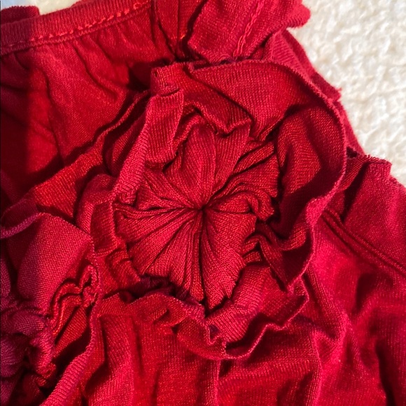 Max Studio Red Ruched Mini Sundress - Picture 8 of 11